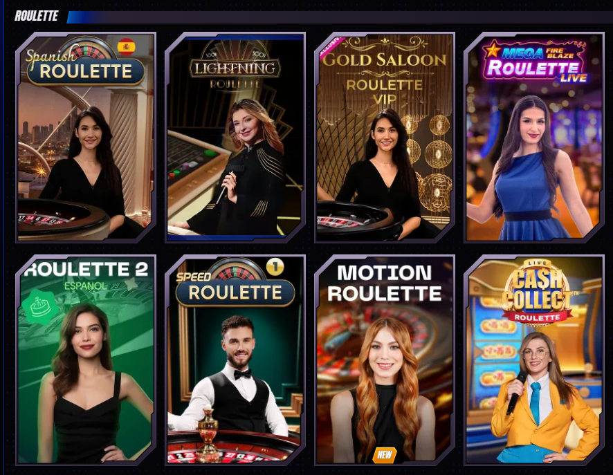 Rueda de ruleta en vivo